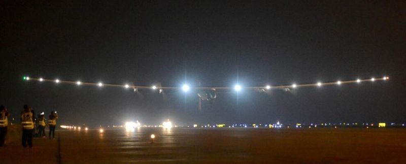 Flug 7 Nanjing - Nagoya (Japan): Impressionen (Bild: Solar Impulse)