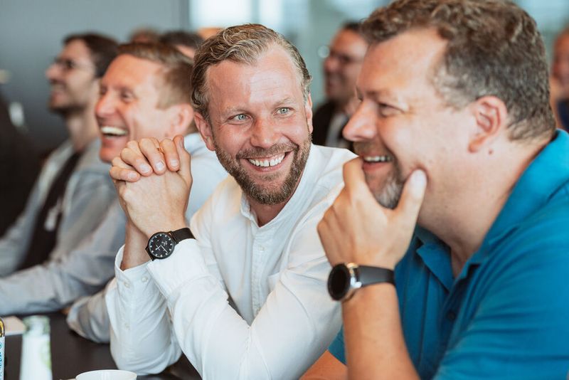 Strahlende Gesichter während der Vorträge  (Bild: C & P Capeletti & Perl)