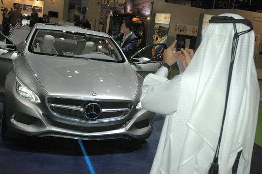 Mercedes will sich auf dem Summit als ökologischer Autohersteller in Szene setzen. (Archiv: Vogel Business Media)