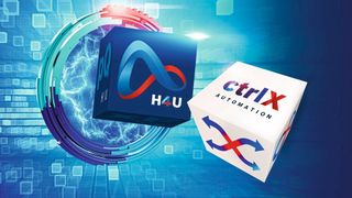 Hydraulikfunktionen lassen sich durch die Software-Plattform H4U flexibel gestalten und direkt in bestehende Automationsumgebungen einbinden – so auch in CTRLX Automation. (Bild: Bosch Rexroth AG)