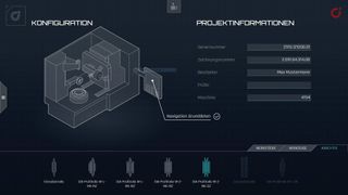 Der virtuelle Rüstvorgang erleichtert das Erstellen eines neuen Projekts. (Bild: Kapp Niles)