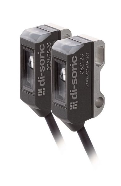 Platzsparende optische Sensoren der Serie O-21 Miniatur von di-soric. (di-soric)
