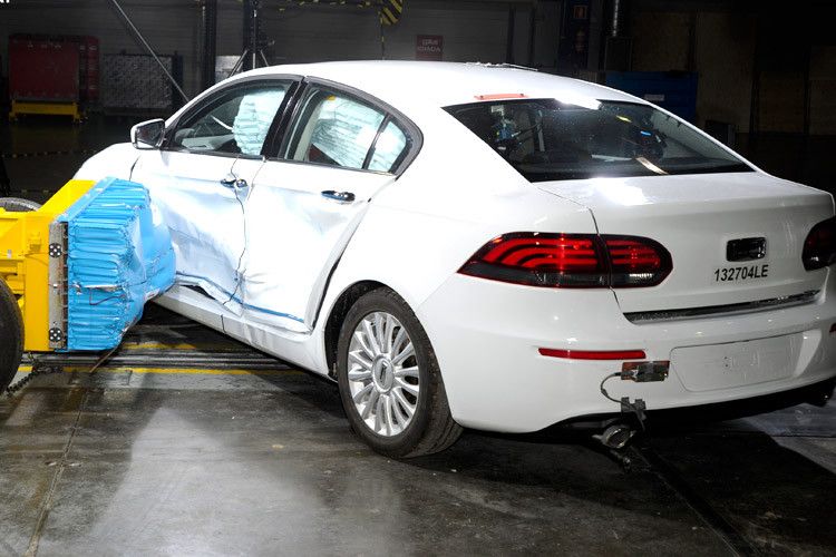 ... womit die Ergebnisse der NCAP-Crashtests bestätigt werden konnten. (Foto: NCAP)