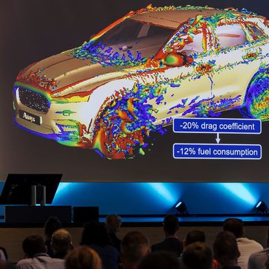 Programm-Highlight Simulation: Einblick in die regionale CADFEM Conference in München Anfang 2025. Im Oktober 2026 werden zur weltweiten Conference rund 1.000 Teilnehmende erwartet. (Bild: CADFEM)