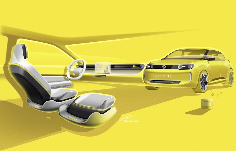 With the ID Every1 concept car, VW provided a glimpse of its future entry-level model in March 2025.(Source:  Volkswagen)