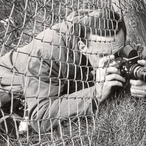 Viele Jahre lebte er eine Doppelexistenz: Die Woche über arbeitete er in einem Industrie-Fotostudio, das Wochenende verbrachte er an Rennstrecken, vor allem am Nürburgring.(Bild:  H. P. Seufert/AMS)