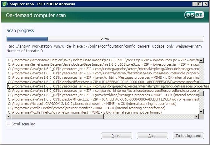 Das Live-Log informiert den Benutzer, wenn bestimmte Dateien nicht geöffnet oder verarbeitet werden können. (Archiv: Vogel Business Media)