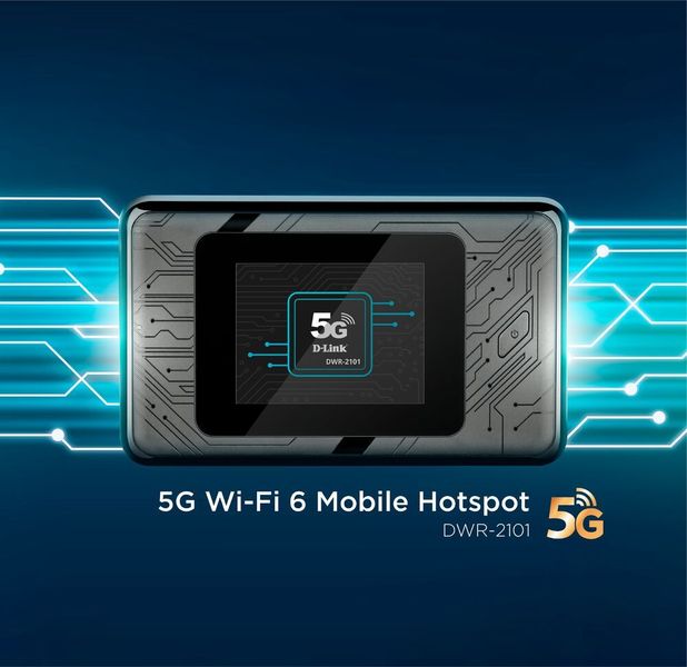 So sieht der 5G Wi-Fi 6 Mobile Hotspot DWR-2101 aus. (D-Link)