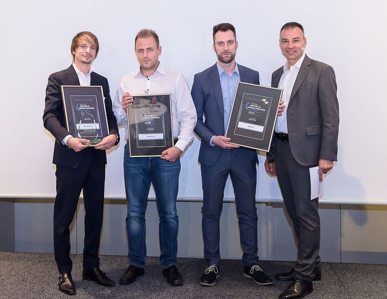 Auszeichnung in der Kategorie „Exchange Hosting“ für Quality Hosting (Platin), Dogado (Gold) und Netclusive (Silber). (Bild: Marko’s Photography / Marko Kovic)