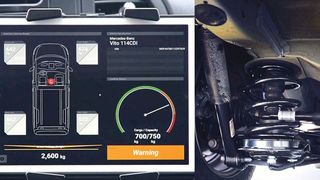 NSK hat eine neue kompakte On-board-Lastmesseinrichtung entwickelt. (NSK)