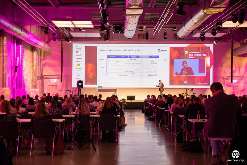 Impressionen von den B2B Marketing Days 2022. (Bild: marconomy)