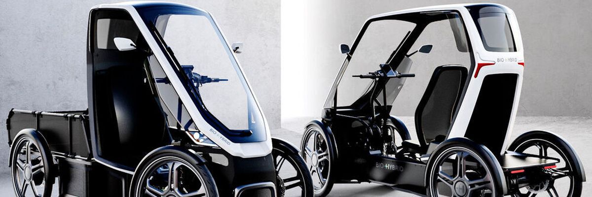 Variable and electrically assisted, the Bio Hybrid is available in Cargo and Passenger versions.