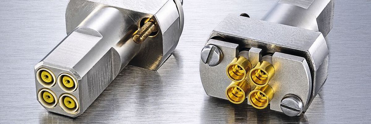 On-board network test: HF contacting for high-speed FAKRA connectors