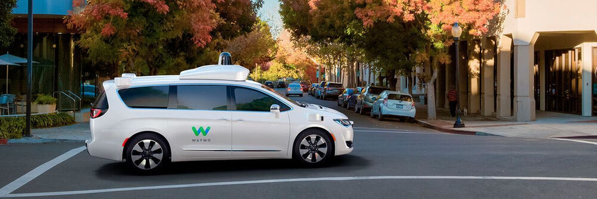 Waymo's fully self-driving Chrysler Pacifica Hybrid minivan 5.