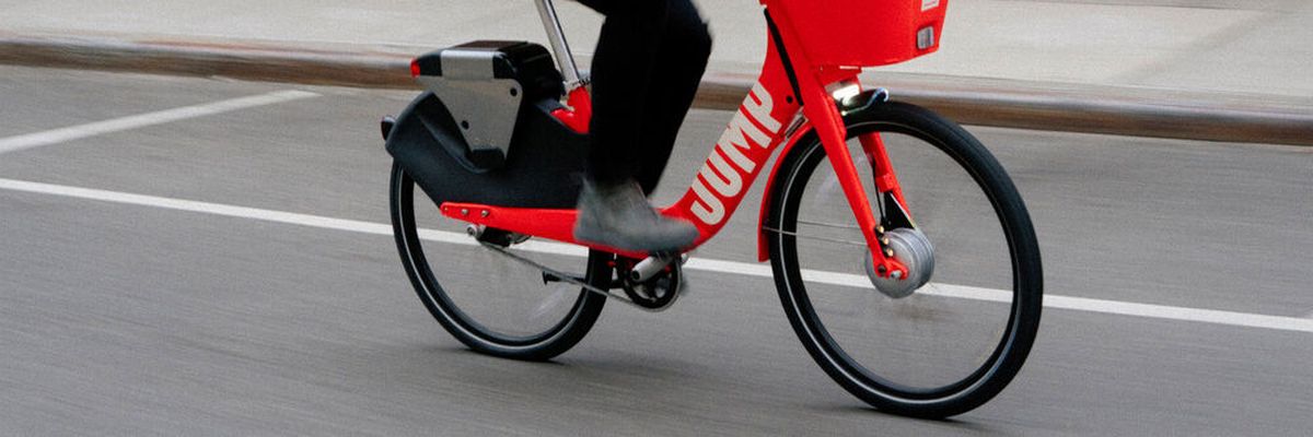 JUMP creates on-demand electric bikes and scooters that "allow you to go further, get there faster, and have more fun".