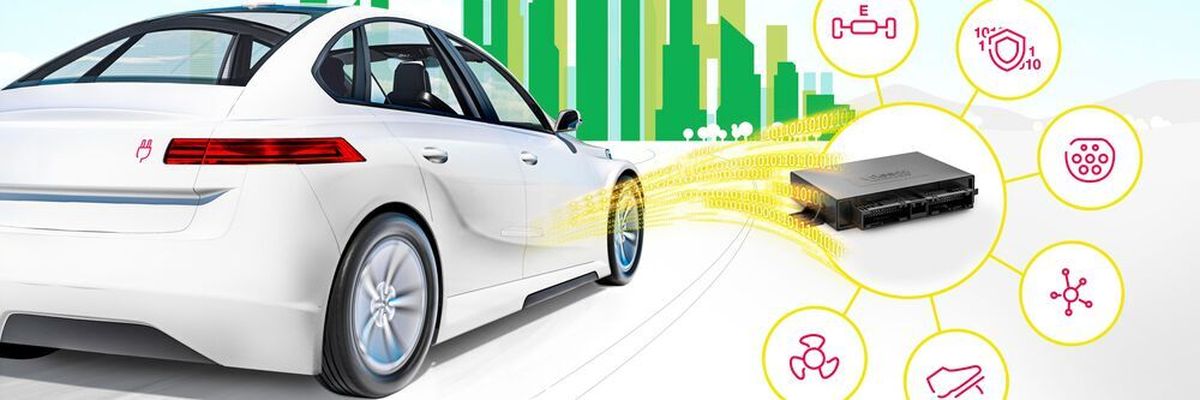 The device activates the electric motor, coordinates all commands initiated by the accelerator pedal, plays an integral part in charging and energy management as well as the management of the high-voltage electrical system. It also acts as an interface to the other control units inside the vehicle.