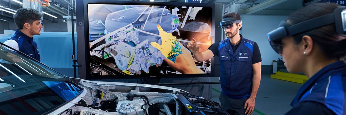 AR goggles and CAD data allow faster workflows.