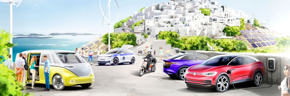 The Greek island of Astypalea will become a moidell island for future mobility.