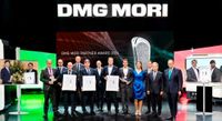 Das sind die stolzen, vor kurzem mit dem DMG Mori Partner Award 2021 ausgezeichneten Partner des Maschinenbau-Konzerns.