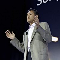 Kazuo Hirai, der neue Sony-Chef, freute sich auf den Besuch in Berlin.