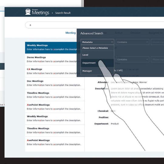 Skalierbarkeit, Performance und Sicherheit - mit diesen Attributen bewirbt AvePoint aktuell die Konferenz-App AvePoint Meetings Pro. Skalierbarkeit, Performance und Sicherheit - mit diesen Attributen bewirbt AvePoint aktuell die Konferenz-App AvePoint Meetings Pro.