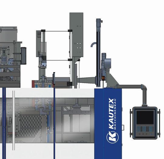 Kautex erfindet KCC-Baureihe neu: Durch die kompakte Bauweise beansprucht die dritte KCC-Generation weniger Standfläche in der Produktionshalle und schont den Geldbeutel der Anwender, wie es heißt. Kautex erfindet KCC-Baureihe neu: Durch die kompakte Bauweise beansprucht die dritte KCC-Generation weniger Standfläche in der Produktionshalle und schont den Geldbeutel der Anwender, wie es heißt.