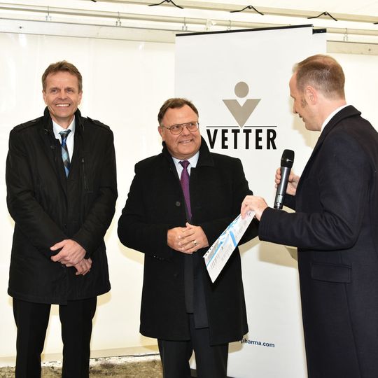 Vetter Groundbreaking Ceremony heralds the creation of a new 70 million Euro production building. Vetter Groundbreaking Ceremony heralds the creation of a new 70 million Euro production building.