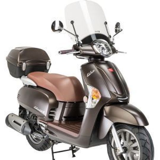 Zu jedem Roller Like 125 von Kymco gibt's eine gratis Windschutzscheibe dazu. Zu jedem Roller Like 125 von Kymco gibt's eine gratis Windschutzscheibe dazu.