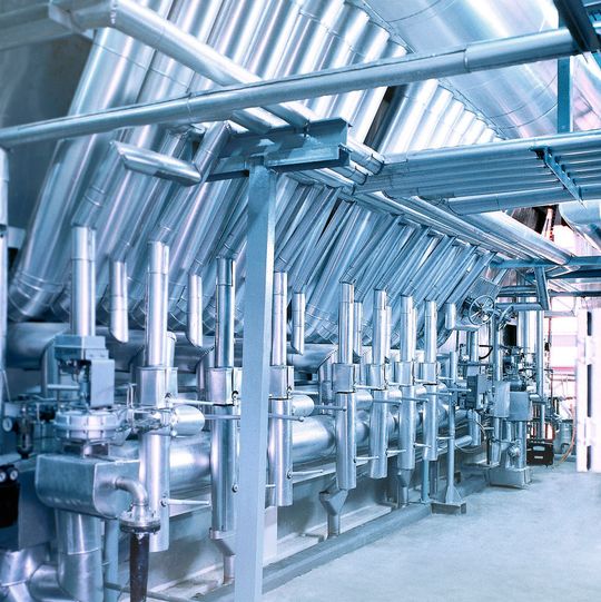 Fluid bed granulation unit Fluid bed granulation unit