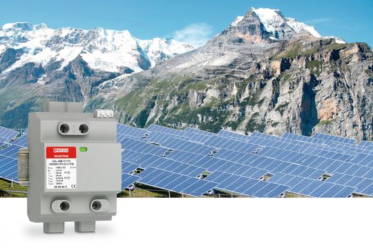 PV-Anlagen wirkungsvoll schützen: mit Komponenten für den Blitz- und Überspannungsschutz.