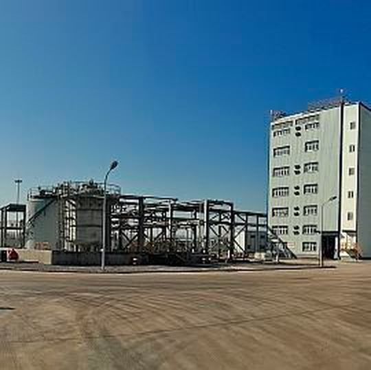 Panoramic view of the new CABB plant for MCA in Jining, Shandong province, China Panoramic view of the new CABB plant for MCA in Jining, Shandong province, China