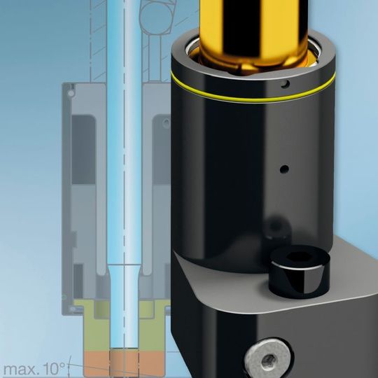Die Gasdruckfeder-Abstreifeinheit ist so ausgelegt, dass sie universell auf den Stempelhalteplatten Light Duty und Heavy Duty von Strack Norma eingesetzt und als Aufnahme für Stempel nach ISO 8020 genutzt werden kann. Die Gasdruckfeder-Abstreifeinheit ist so ausgelegt, dass sie universell auf den Stempelhalteplatten Light Duty und Heavy Duty von Strack Norma eingesetzt und als Aufnahme für Stempel nach ISO 8020 genutzt werden kann.