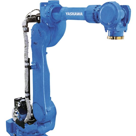 Palettierroboter Motoman MPL100 II von Yaskawa. Palettierroboter Motoman MPL100 II von Yaskawa.
