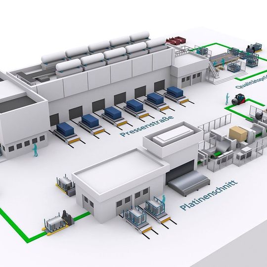 Mit dem Presswerk 4.0, in dem Produktionsdaten gezielt vernetzt sind, sollen fehlerbedingte Stillstandzeiten halbiert und die Fertigung flexibiliisert werden. Mit dem Presswerk 4.0, in dem Produktionsdaten gezielt vernetzt sind, sollen fehlerbedingte Stillstandzeiten halbiert und die Fertigung flexibiliisert werden.