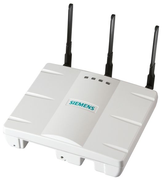 Volle PoE-Funktionalität unter 802.11 n bietet der Access Point Hipath Wireless AP3620 von Siemens. Volle PoE-Funktionalität unter 802.11 n bietet der Access Point Hipath Wireless AP3620 von Siemens.