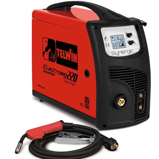 Der neue Electromig 220 Synregic von Telwin besitzt eine moderen Lichtbogensteuerung. Der neue Electromig 220 Synregic von Telwin besitzt eine moderen Lichtbogensteuerung.