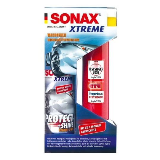 Von GTÜ zum Testsieger gekührt: Sonax Xtreme Protect + Shine Hybrid NPT. Von GTÜ zum Testsieger gekührt: Sonax Xtreme Protect + Shine Hybrid NPT.