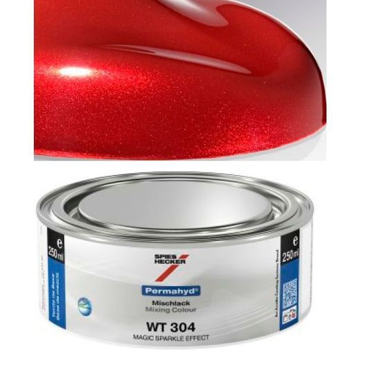 Der Permahyd WT 304 sorgt dank "Glasflake-Pigment" für funkelnden Lack. Der Permahyd WT 304 sorgt dank "Glasflake-Pigment" für funkelnden Lack.