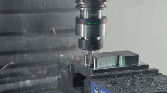 When machining moulds with complex 3D shapes, a step-up functionality will give roughed stock a consistent stock allowance. When machining moulds with complex 3D shapes, a step-up functionality will give roughed stock a consistent stock allowance.