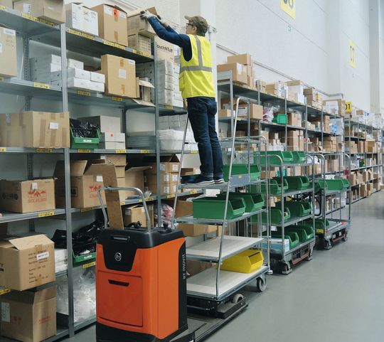 Abb.1: Die Kommissionierzüge ermöglichen eine deutlich einfachere Logistik. Abb.1: Die Kommissionierzüge ermöglichen eine deutlich einfachere Logistik.