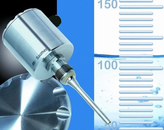 LSP 05x-Sensor mit 3A-Zulassung für eine kontinuierliche Füllstandmessung (Bilder: Baumer) LSP 05x-Sensor mit 3A-Zulassung für eine kontinuierliche Füllstandmessung (Bilder: Baumer)