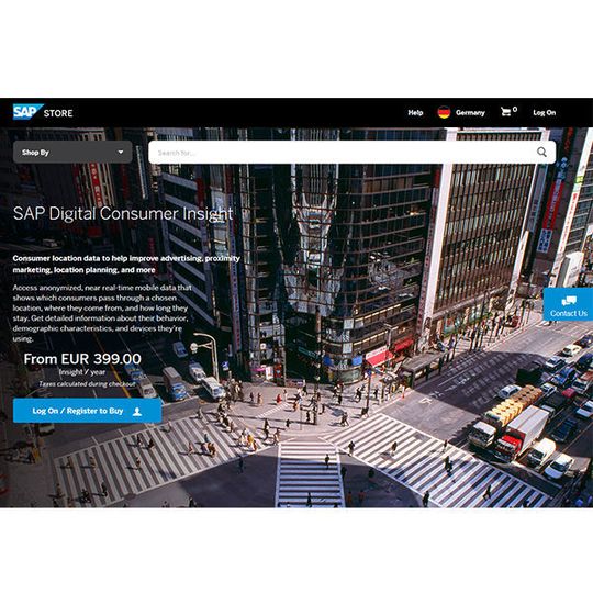 Der Datenservice lässt sich direkt über den SAP-Store beziehen. Der Zugriff auf einen Datensatz kostet 400 Euro. Der Datenservice lässt sich direkt über den SAP-Store beziehen. Der Zugriff auf einen Datensatz kostet 400 Euro.