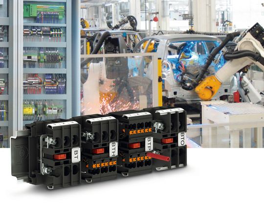 BT-Reihenklemmen: In der neuen BT-Serie aus dem Reihenklemmen-System Clipline Complete wurden japanische und europäische Standards vereint. BT-Reihenklemmen: In der neuen BT-Serie aus dem Reihenklemmen-System Clipline Complete wurden japanische und europäische Standards vereint.
