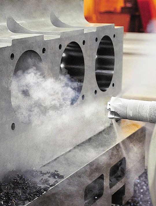 Okuma is now offering 12 machine tool models with cryogenic machining. Okuma is now offering 12 machine tool models with cryogenic machining.
