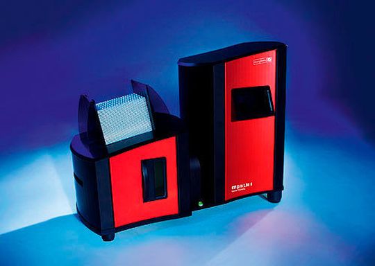 Das neue mp-LM1 Premium-Laserbeschriftungssystem ermöglicht eine automatisierte und wirtschaftliche Laser-Kennzeichnung. Das neue mp-LM1 Premium-Laserbeschriftungssystem ermöglicht eine automatisierte und wirtschaftliche Laser-Kennzeichnung.
