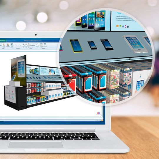 Gallerias Planogramme ermöglichen eine mengenmäßig und visuell optimierte Warenpräsentation. Gallerias Planogramme ermöglichen eine mengenmäßig und visuell optimierte Warenpräsentation.