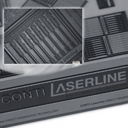 Flexodruckformen von ContiTech: Gemeinsam wollen ContiTech und Henkel künftig neue Bereiche des funktionalen Druckens erschließen. Flexodruckformen von ContiTech: Gemeinsam wollen ContiTech und Henkel künftig neue Bereiche des funktionalen Druckens erschließen.