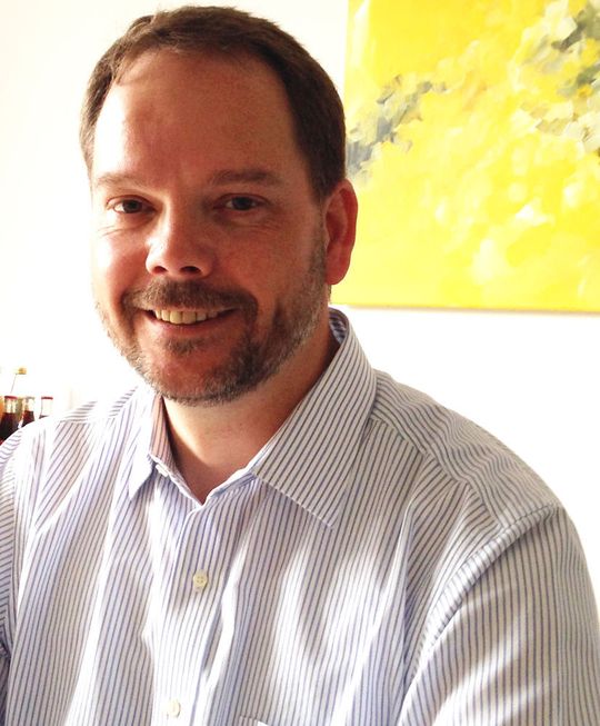 Fachkundiger Diskutant: Lars Herrmann von Red Hat zu Besuch in München.