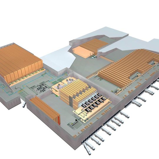 Das neue Distributionszentrum von Delhaize in Brüssel wird komplett mit Dematic-Technik ausgestattet. Das neue Distributionszentrum von Delhaize in Brüssel wird komplett mit Dematic-Technik ausgestattet.
