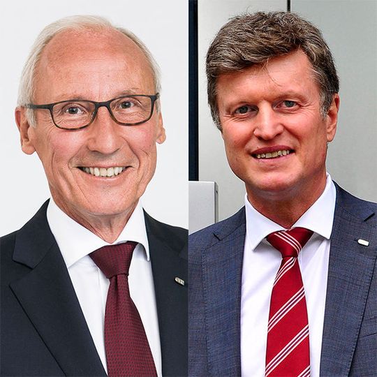 Bis zum Jahresende steht Rainer de Biasi (li.) der GTÜ und seinem Nachfolger als Geschäftsführer, Robert Köstler, noch beratend zur Verfügung. Bis zum Jahresende steht Rainer de Biasi (li.) der GTÜ und seinem Nachfolger als Geschäftsführer, Robert Köstler, noch beratend zur Verfügung.